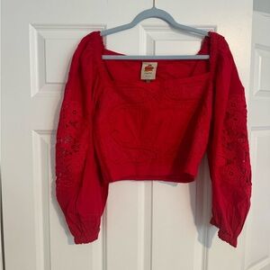 Farm Rio Crochet Top